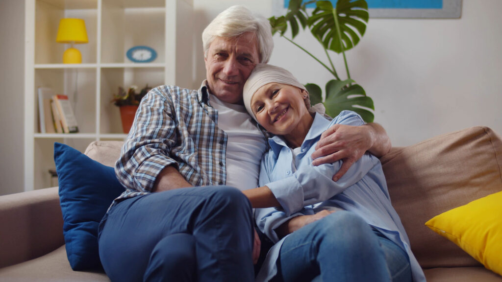 Cancer patient and spouse